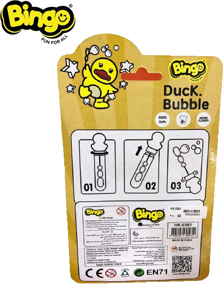 Bingo Bar-Duck Bubble Bottle Card | 3 Pieces