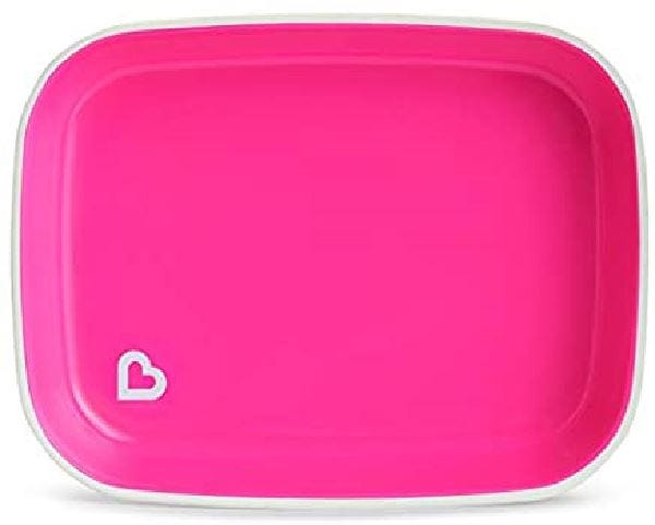 Munchkin Splash Toddler Plates, 2 Pieces - Purple and Pink