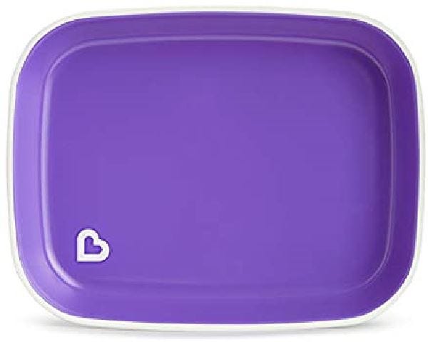 Munchkin Splash Toddler Plates, 2 Pieces - Purple and Pink