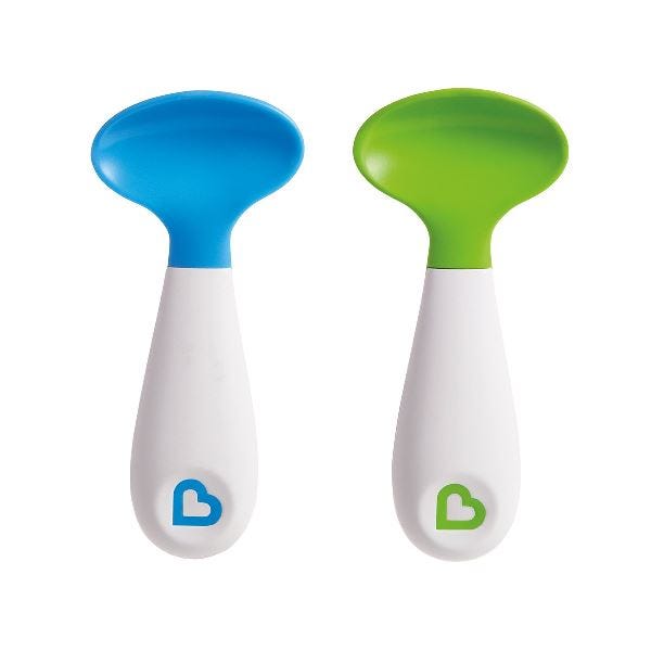 Munchkin Scooper Spoons - Geen and Blue
