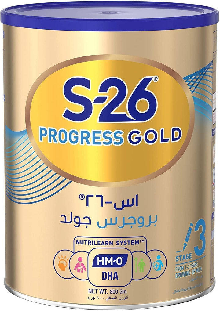 S-26 Progress Gold Stage 3 Formula - 1-3 Years - 800 gm