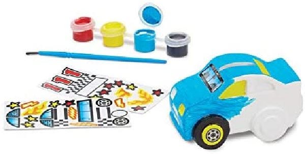 Melissa and Doug Created by Me! Race Car Bank Craft Kit