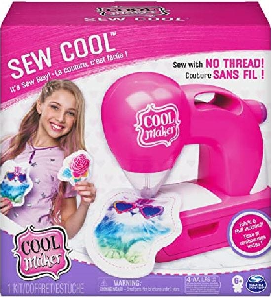Spin Master Cool Maker Sewing Machine with 5 Trendy Projects and Fabric