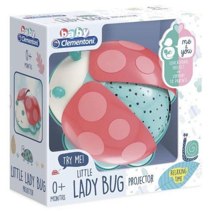 Clementoni Little Lady Bug Projector with Light and Stars