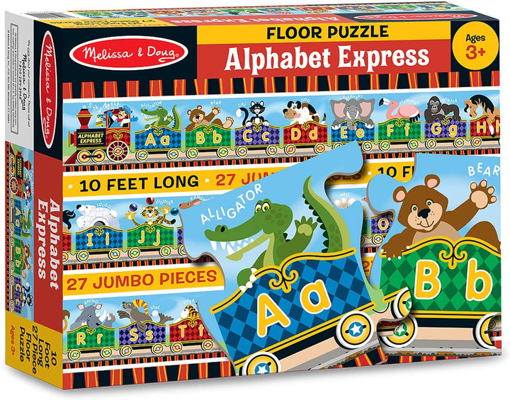 Melissa and Doug Alphabet Express Floor Puzzle - 27 Pieces