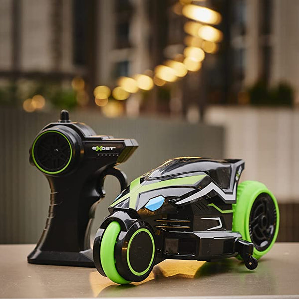 Silverlit Exost RC Stunt Motodrift With Remote Control - Black and Green