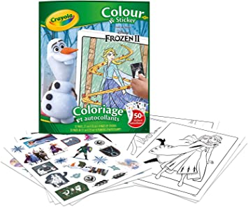 Crayola Disney Frozen Coloring and Sticker Book