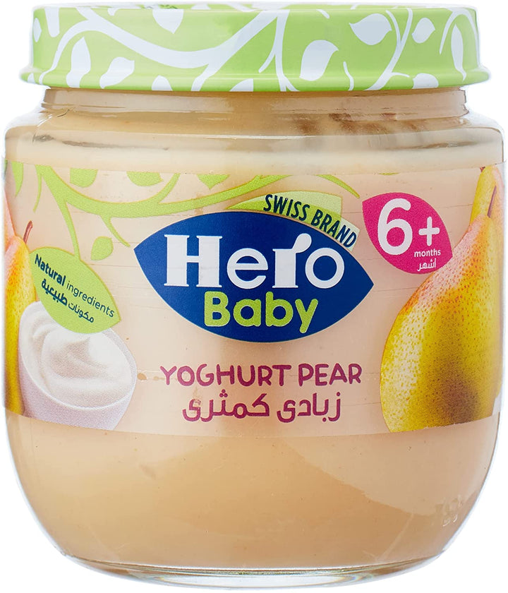 Hero Baby Yogurt Pear Jar|6+ Months|120 gm