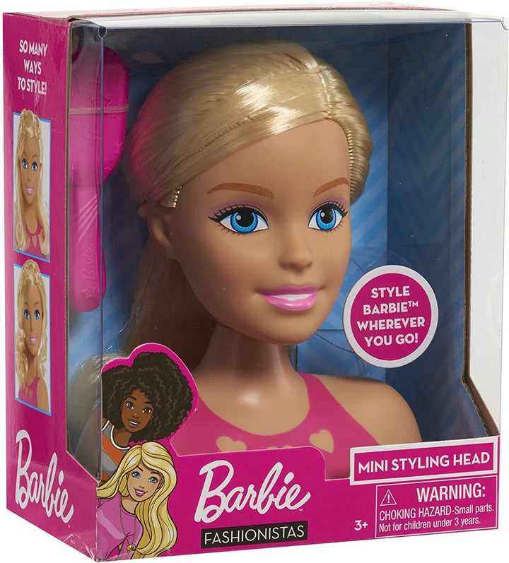 Barbie Mini Blonde Styling Head With Accessories