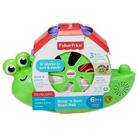 Fisher-Price Rock and Sort Snail Pail