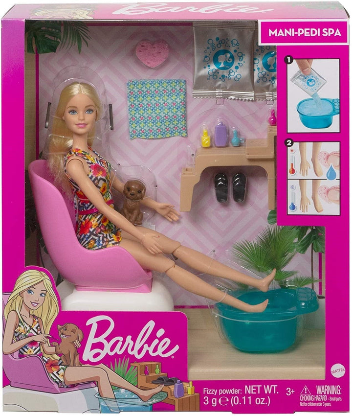 Barbie Doll Mani-Pedi Spa Playset