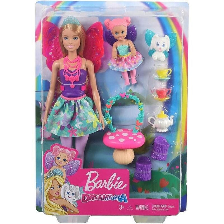 Barbie Dreamtopia with Barbie Fairy Tea Party Playset