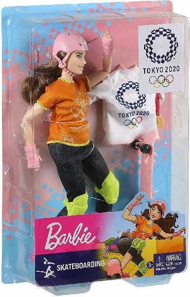 Barbie Olympic Games Tokyo 2020 - Skateboarder Doll