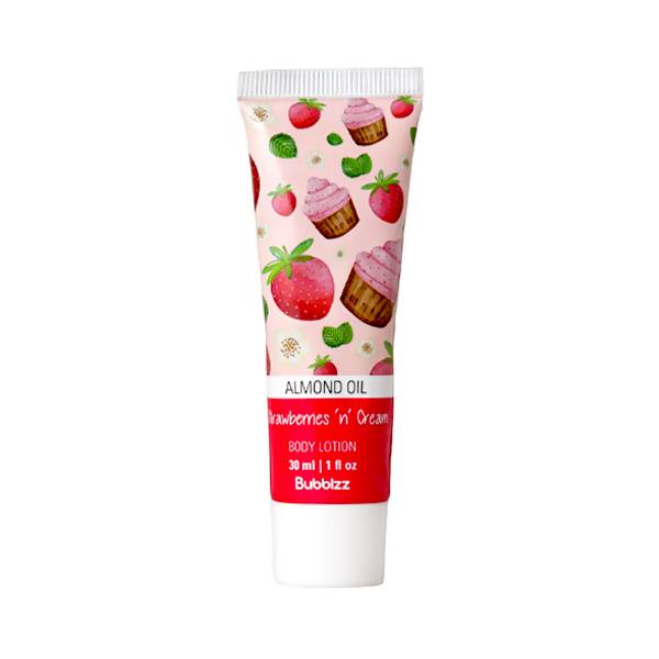 Bubblzz Strawberries & Cream Travel Size Hand & Body Lotion
