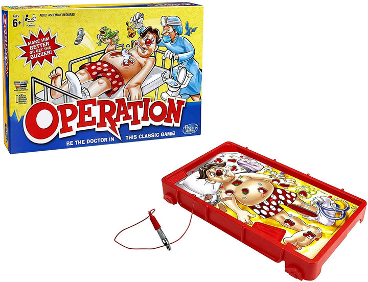 Hasbro Classic Operation Board Game 1+ Player