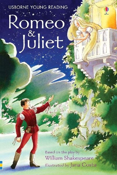 Romeo and Juliet Story, 6-8 Years - 64 Pages
