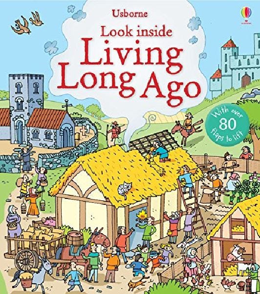 Look Inside Living Long Ago Book, 3+ Years - 14 Pages