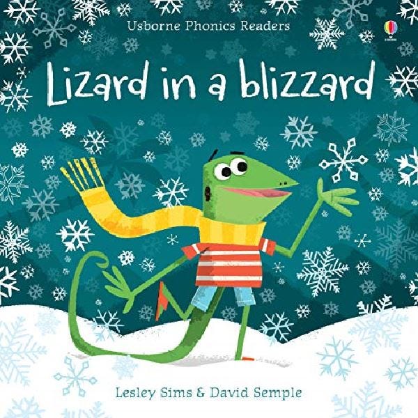 Lizard in a Blizzard Story, 3-5 Years - 24 Pages