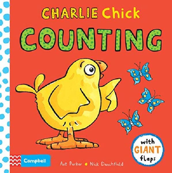 Charlie Chick Counting Story, 0-2 Years - 8 Pages