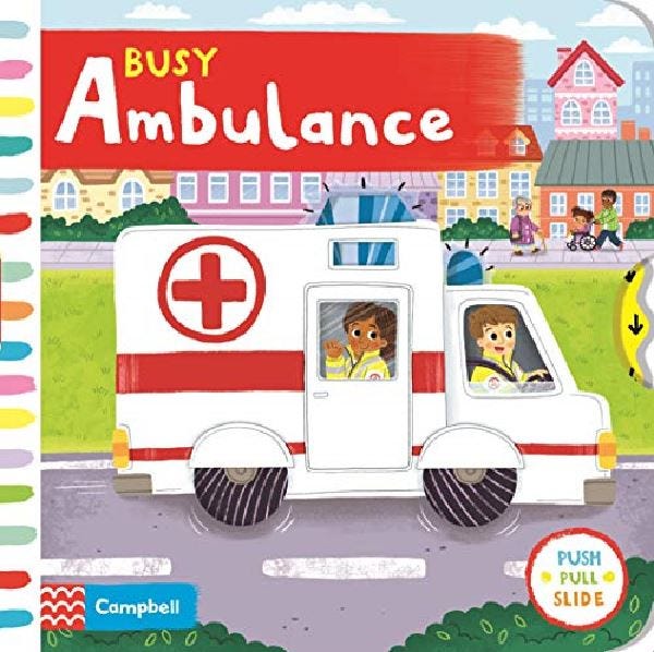 Busy Ambulance Story, 0-2 Years - 10 Pages