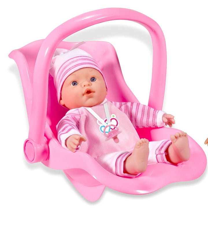 Loko My Dolly Sucette Baby Doll with Car Seat Gift Set