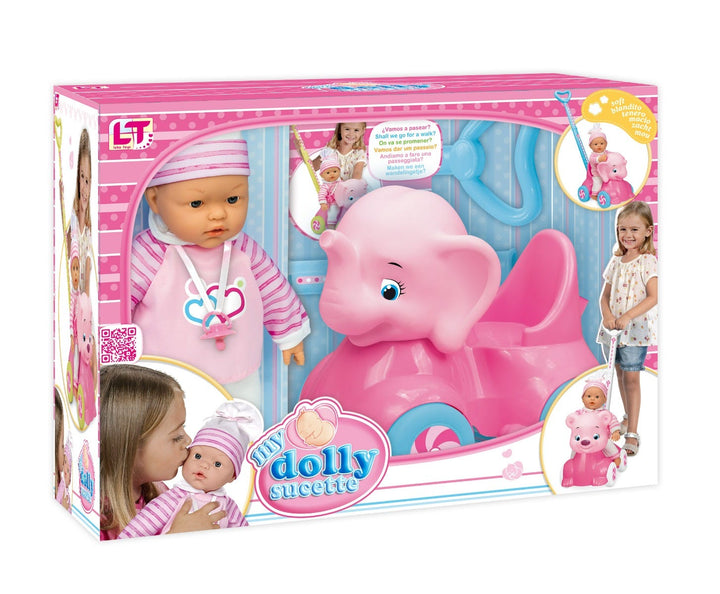 Loko My Dolly Sucette First Steps with Walker - Elephant
