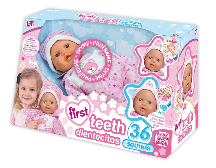 Loko My First Teeth Baby Doll with one Teeth - 36 Sounds