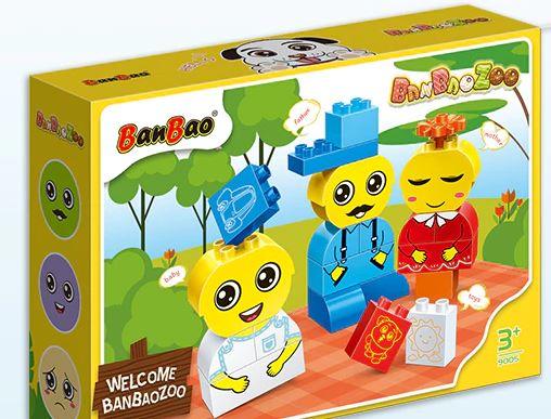 BanBao Zoo Emojis Blocks | 21 Pieces