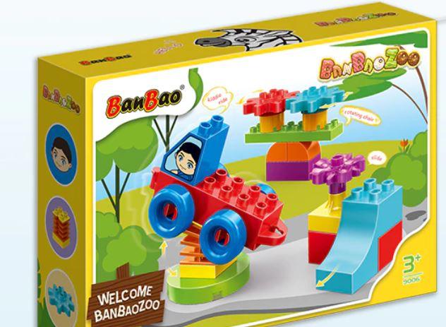BanBao Zoo Playground Blocks | 21 Pieces