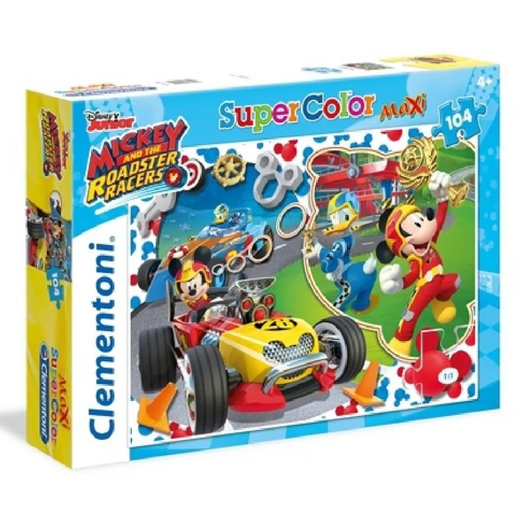 Clementoni Mickey and The Roadster Racers Puzzle - 104 Pieces