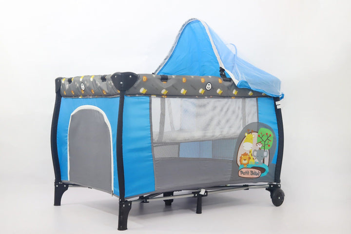Universal Baby Play Pen Zoo Park - Blue