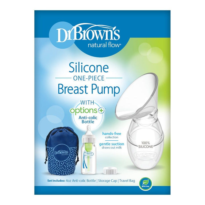 Dr. Brown’s Silicone Breast Pump with Options+ Anti-Colic Bottle 150ml