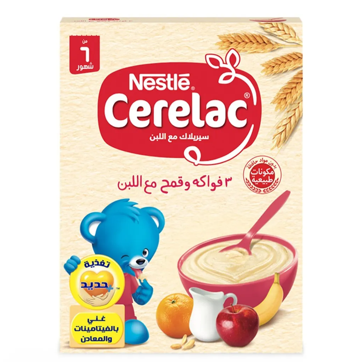 Cerelac 3 Fruits with Milk Baby Food|6+ Months|250 gm