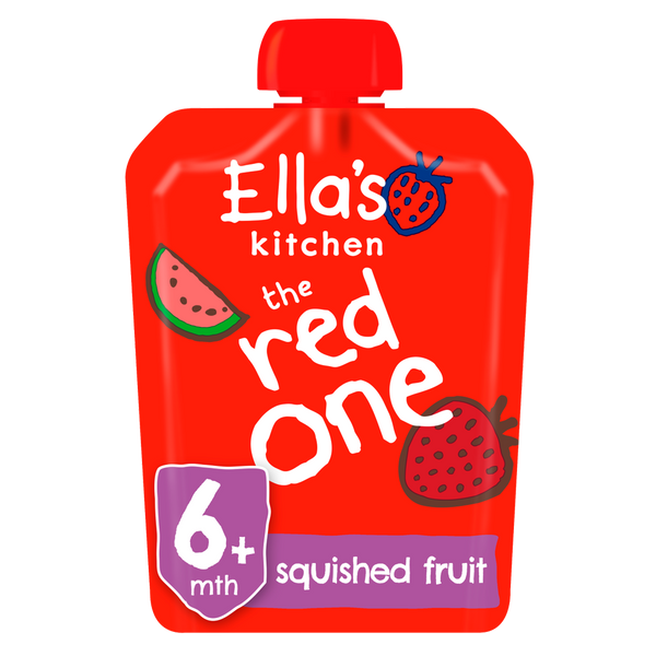 Ellas Kitchen The Red One Squished Smoothie Fruits - 90 gm