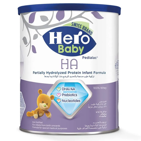 Hero Baby HA Formula Infant Milk, 0+ Month - 400 gm