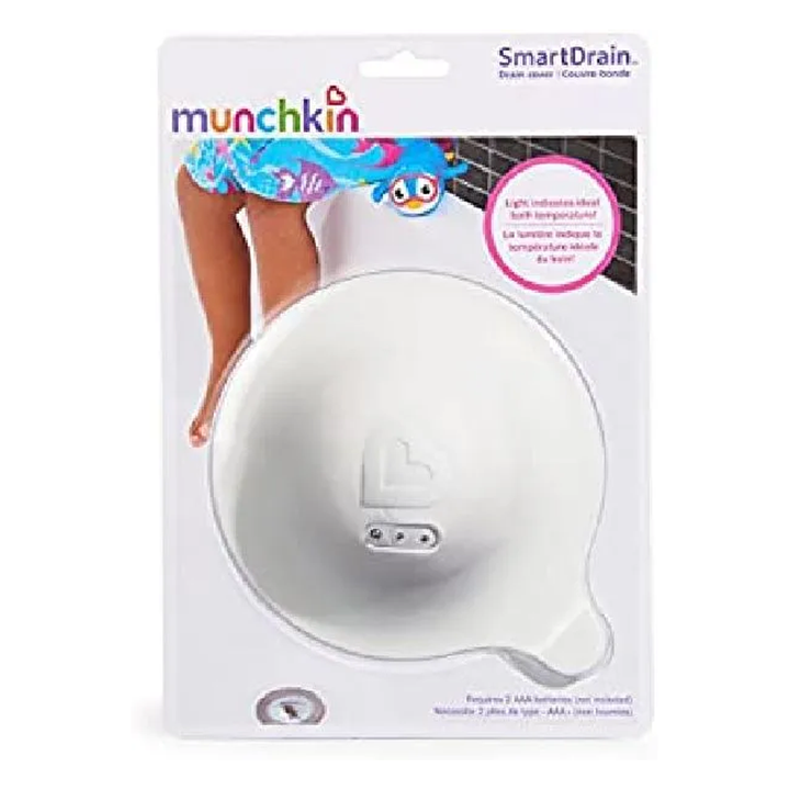 Munchkin SmartDrain Temperature Sensing Drain Cover - White