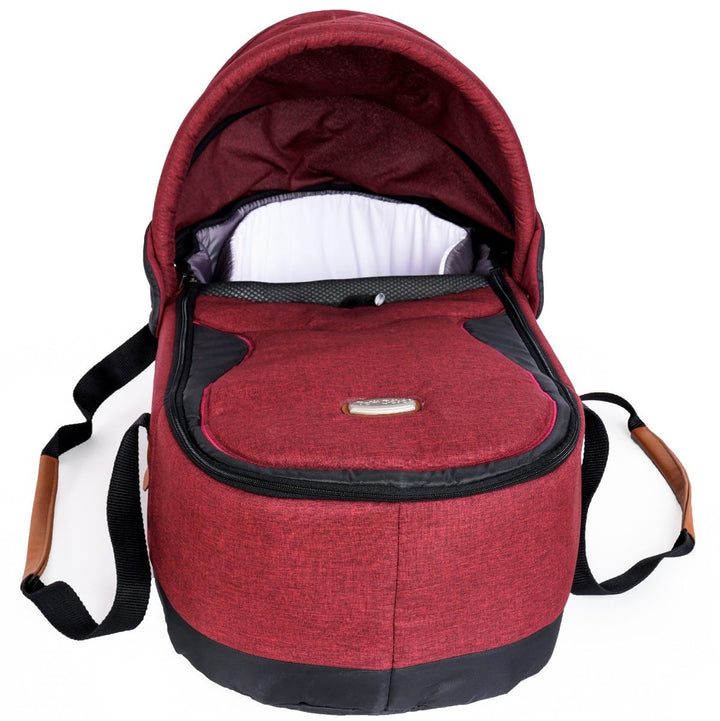 Petit Bebe Premium Carry Cot Max - Dark Red
