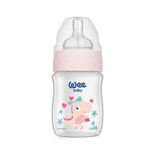 Wee Baby Pink Dino Classic Plus Bottle - 150 ml