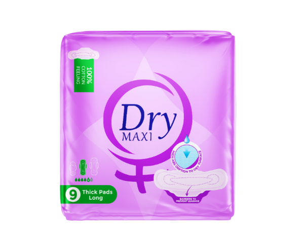 Dry Maxi Thick Long Pads|9 Pads