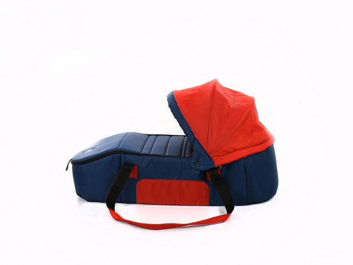 Uni-Baby Carry Cot - Red and Dark Blue