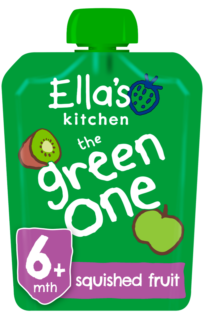 Ellas Kitchen The Green One Squished Smoothie Fruits - 90 gm