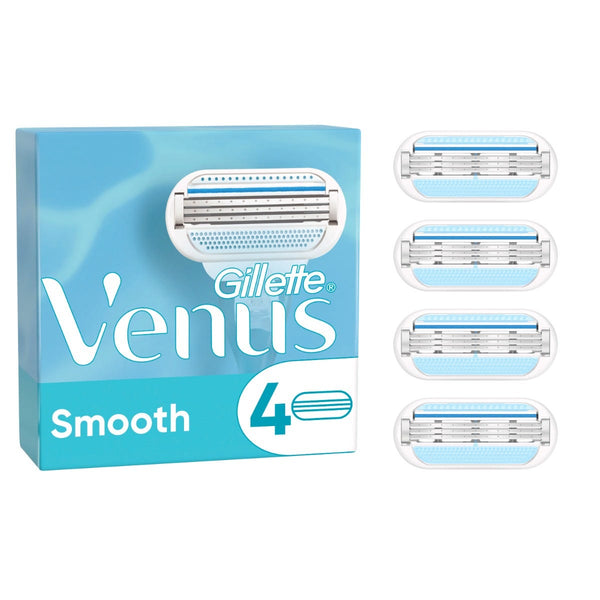 Venus Smooth Sensitive Blades - 4 Pieces