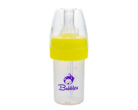 Bubbles Feeding Bottle Without Hand | 40ml | Yellow
