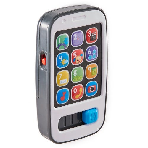 Fisher-Price Laugh and Learn Smart Phone - Grey