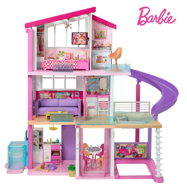Barbie DreamHouse Dollhouse with Pool, Slide and Elevator