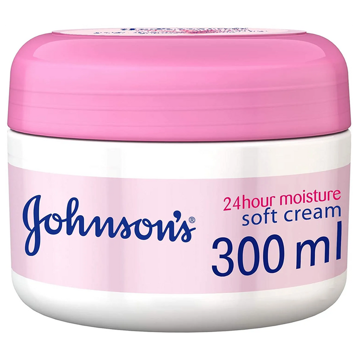 Johnson's 24-Hour Moisture Soft Cream - 300 ml
