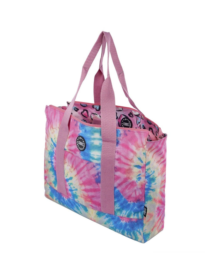 Cubs Hearts and Pinkish Women Double Faced Tote Bag