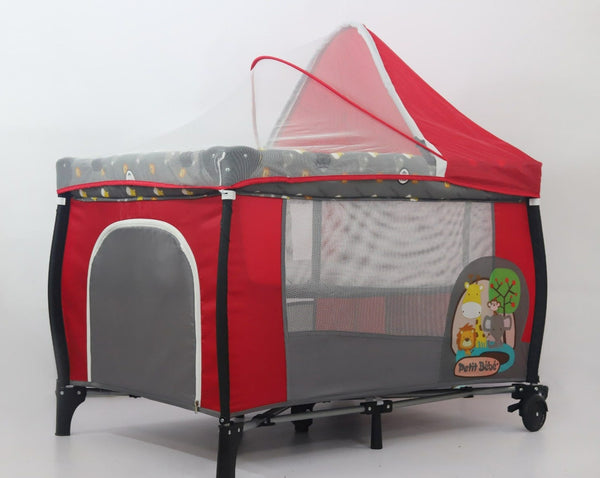 Universal Baby Play Pen Zoo Park - Red