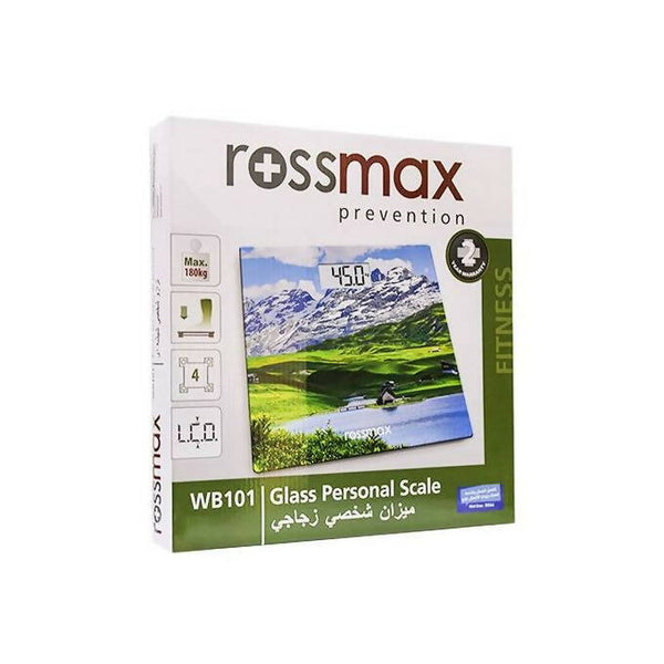 Rossmax Glass Personal Scale - Wb 101
