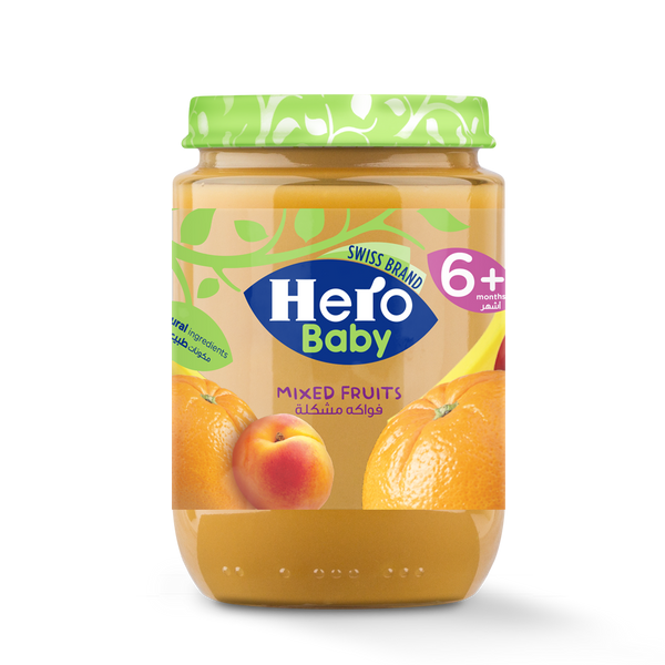Hero Baby Mixed Fruits Jar|6+ Months|190 gm